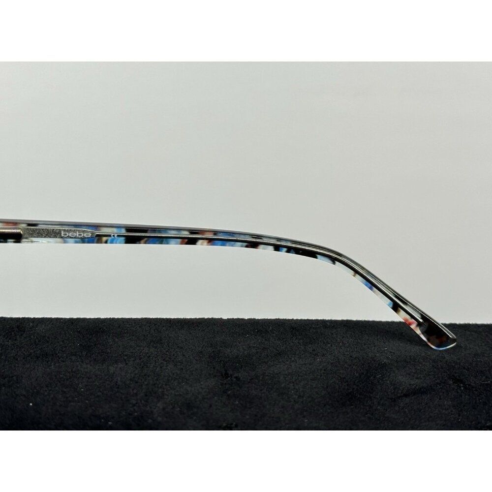 Bebe BB5145 400 Blue Floral 53-17-135 Eyeglasses Frames (C8-07) - Picture 8 of 13